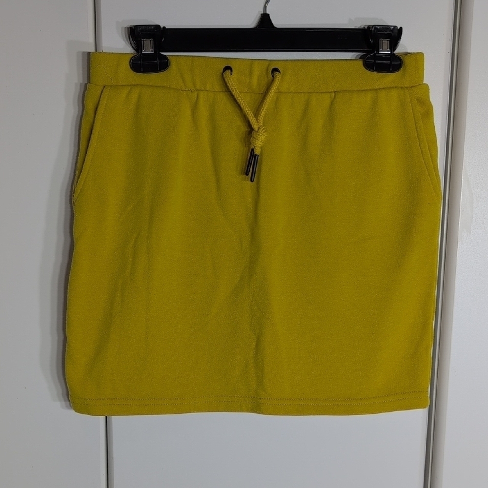 Noisy may Mustard Pencil Skirt
